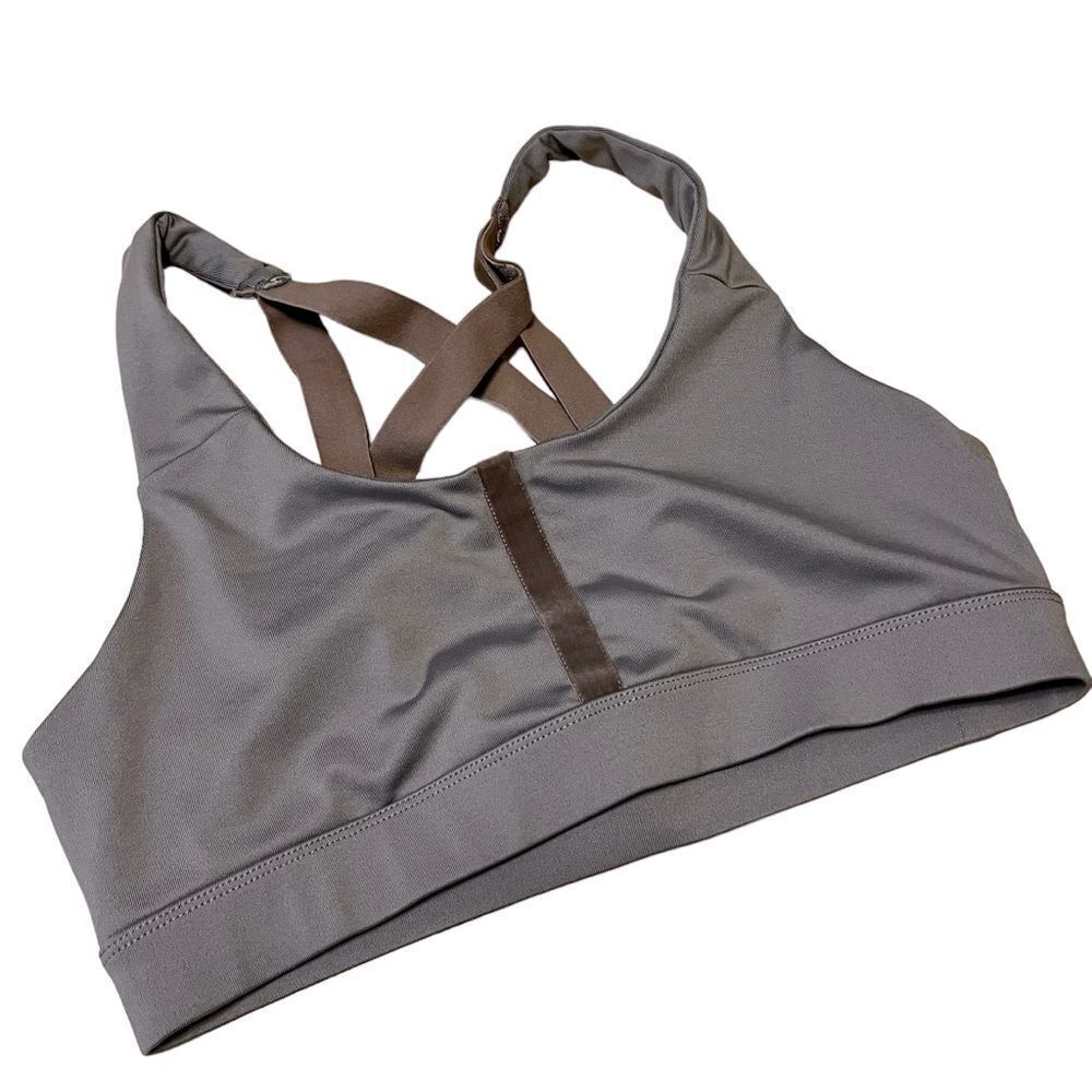 Champion light purple sports bra size M velour straps